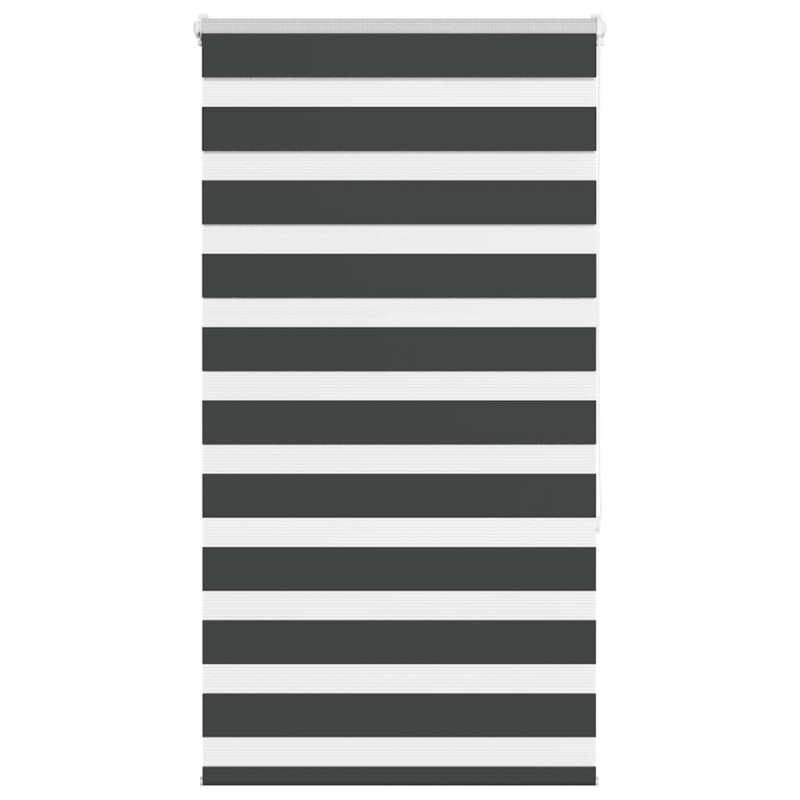 Store zèbre noir 80x150 cm largeur du tissu 75,9 cm polyester 