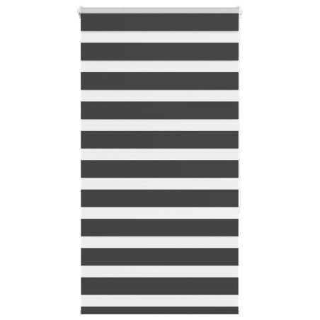 Store zèbre noir 80x150 cm largeur du tissu 75,9 cm polyester 