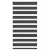 Store zèbre noir 80x150 cm largeur du tissu 75,9 cm polyester 