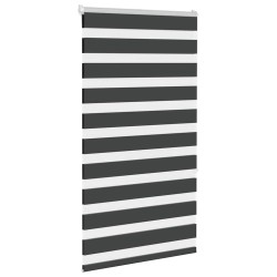 Store zèbre noir 80x150 cm largeur du tissu 75,9 cm polyester 