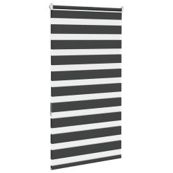Store zèbre noir 80x150 cm largeur du tissu 75,9 cm polyester 