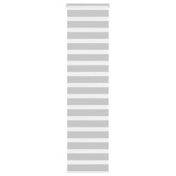 Store zèbre gris clair largeur du tissu 60,9 cm polyester 