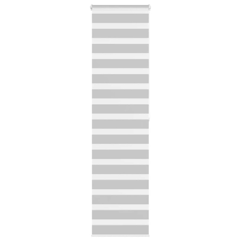 Store zèbre gris clair largeur du tissu 60,9 cm polyester 