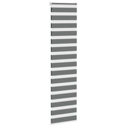 Store zèbre gris foncé largeur du tissu 60,9 cm polyester 