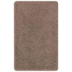 Set de 2 tapis de bain Marron Polypropylène Antidérapant 
