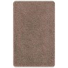 Set de 2 tapis de bain Marron Polypropylène Antidérapant 