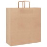 Sacs en papier 50 pcs avec poignées marron 45x17x48 cm 