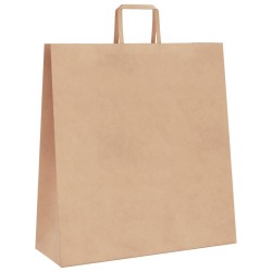 Sacs en papier 50 pcs avec poignées marron 45x17x48 cm 