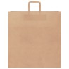 Sacs en papier 50 pcs avec poignées marron 45x17x48 cm 