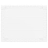 Table de jardin blanc 59x47x40 cm PP 