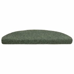 Tapis d'escalier autocollants 5 pièces 65 x 21 x 4 cm Vert Demi-rond Grand 