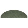 Tapis d'escalier autocollants 5 pièces 65 x 21 x 4 cm Vert Demi-rond Grand 