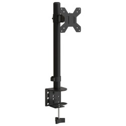 Support de moniteur noir acier VESA 75/100 mm 