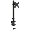 Support de moniteur noir acier VESA 75/100 mm 