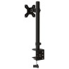 Support de moniteur noir acier VESA 75/100 mm 