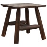 Table d'appoint 49x49x50 cm bois massif d'épicéa  