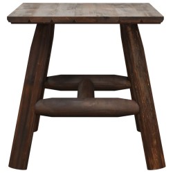 Table d'appoint 49x49x50 cm bois massif d'épicéa  