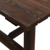 Table d'appoint 49x49x50 cm bois massif d'épicéa  