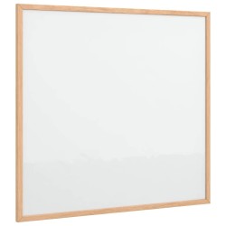 Tableau blanc magnétique avec cadre bois de pin massif 60x55 cm 