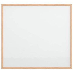 Tableau blanc magnétique avec cadre bois de pin massif 60x55 cm 