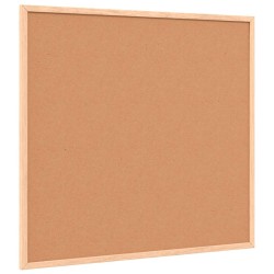 Tableau blanc magnétique avec cadre bois de pin massif 60x55 cm 