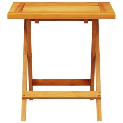 Table d’appoint de jardin 40x40x40 cm bois d'acacia massif 