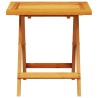 Table d’appoint de jardin 40x40x40 cm bois d'acacia massif 