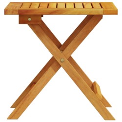 Table d’appoint de jardin 40x40x40 cm bois d'acacia massif 
