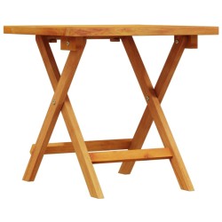 Table d’appoint de jardin 40x40x40 cm bois d'acacia massif 