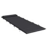 Coussin de chaise longue noir 180x60x4 cm tissu oxford 