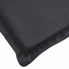 Coussin de chaise longue noir 180x60x4 cm tissu oxford 