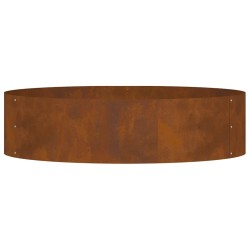 Planteur en acier corten marron Acier corten Grand Durable 
