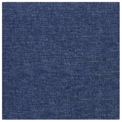 Panneaux muraux 12 pcs Bleu 30x30 cm Tissu 1,08 m² 