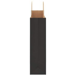 Sacs en papier 50 pcs avec poignées noir 32x12x42 cm 