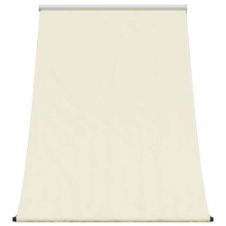 Auvent rétractable crème 100x150 m tissu et acier 