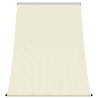 Auvent rétractable crème 100x150 m tissu et acier 