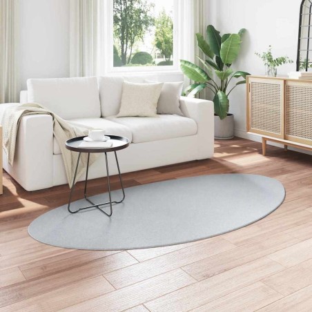 Tapis Gris 100 x 200 cm Polyester 