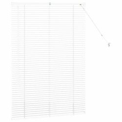Store de Fenêtre avec des rideaux Autre Blanc 80 x 130 cm Aluminium 