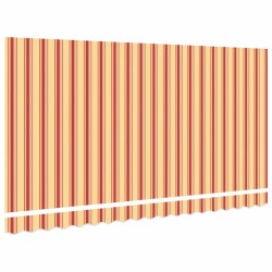 Tissu de Remplacement pour Store pour Cadre de 4x2 m Rayures Multicolores 