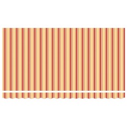 Tissu de Remplacement pour Store pour Cadre de 4x2 m Rayures Multicolores 