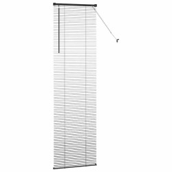 Store de Fenêtre avec des rideaux Autre Noir 60 x 220 cm Aluminium 