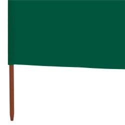Paravent 5 panneaux Tissu 600 x 80 cm Vert 