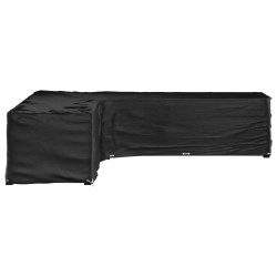 Housse de salon de jardin en forme de L 20 œillets 300x300x70cm 