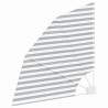 Écran de confidentialité pour balcon Anthracite et blanc 