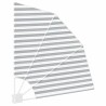 Écran de confidentialité pour balcon Anthracite et blanc 