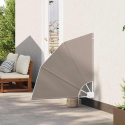 Écran de confidentialité pour balcon Taupe 115 x 115 cm tissu 