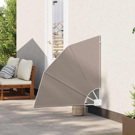 Écran de confidentialité pour balcon Taupe 115 x 115 cm tissu 