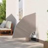 Écran de confidentialité pour balcon Taupe 115 x 115 cm tissu 