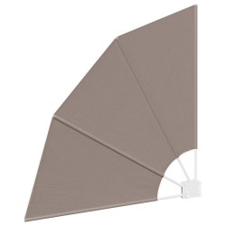 Écran de confidentialité pour balcon Taupe 115 x 115 cm tissu 