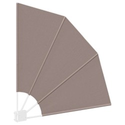 Écran de confidentialité pour balcon Taupe 115 x 115 cm tissu 